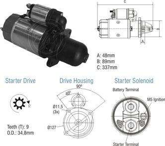 ZM ZM 80.103.01 - Стартер autocars.com.ua