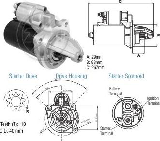 ZM ZM 80.132.03 - Стартер autocars.com.ua
