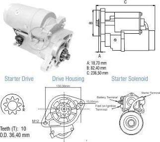 ZM ZM 80.140.03 - Стартер autocars.com.ua