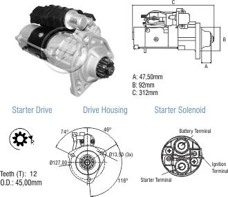 ZM ZM 80.890.05 - Стартер autocars.com.ua