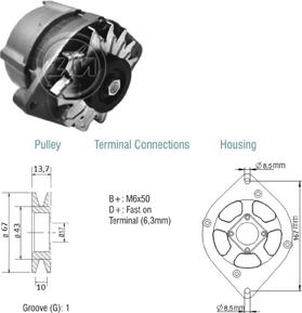 ZM ZM 90.101.13 - Генератор autocars.com.ua