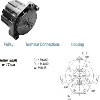 ZM ZM 90.102.01 - Генератор avtokuzovplus.com.ua