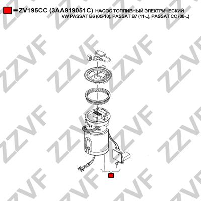 ZZVF ZV195CC - Модуль паливного насоса autocars.com.ua